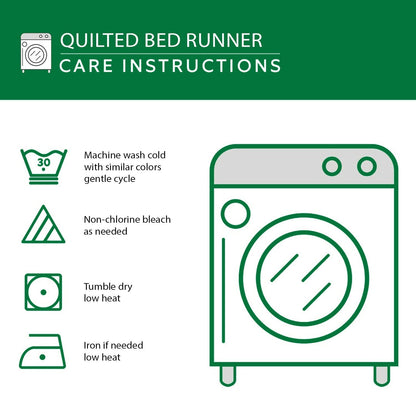 Ocean Quilted Bed Runner NCU0VT255