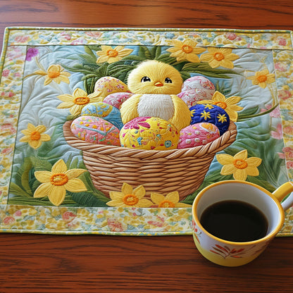 Blooming Bunnies Quilted Placemat NCU0NT5283