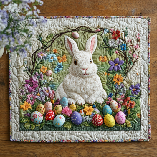 Blooming Bunny Quilted Place Mat NCU0DK6473