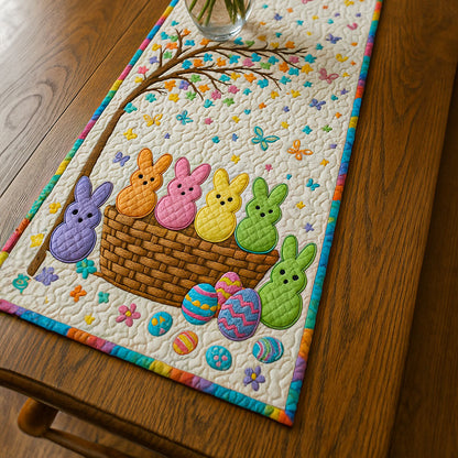 Bunny Parade Quilted Table Runner NCU0NT5393