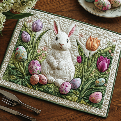 Bunny Trail Quilted Place Mat NCU0DV4299
