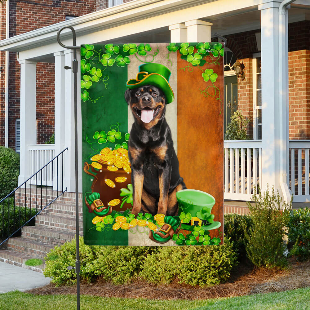 Rottweiler St. Patrick's Day Irish Flag TPT2664TNB