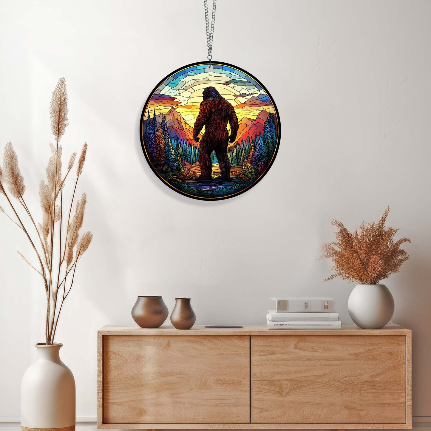 Bigfoot Sasquatch Suncatcher Acrylic Hanging Sign TQN4371AS