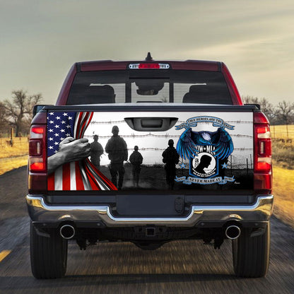 Pow Mia True Heroes, You Are Not Forgotten Truck Tailgate Decal Sticker Wrap MBH16F