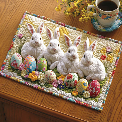 Colorful Eggs Quilted Placemat NCU0NT5284