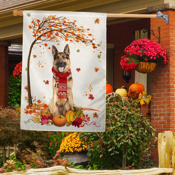 German Shepherd Fall Flag TQN1684F