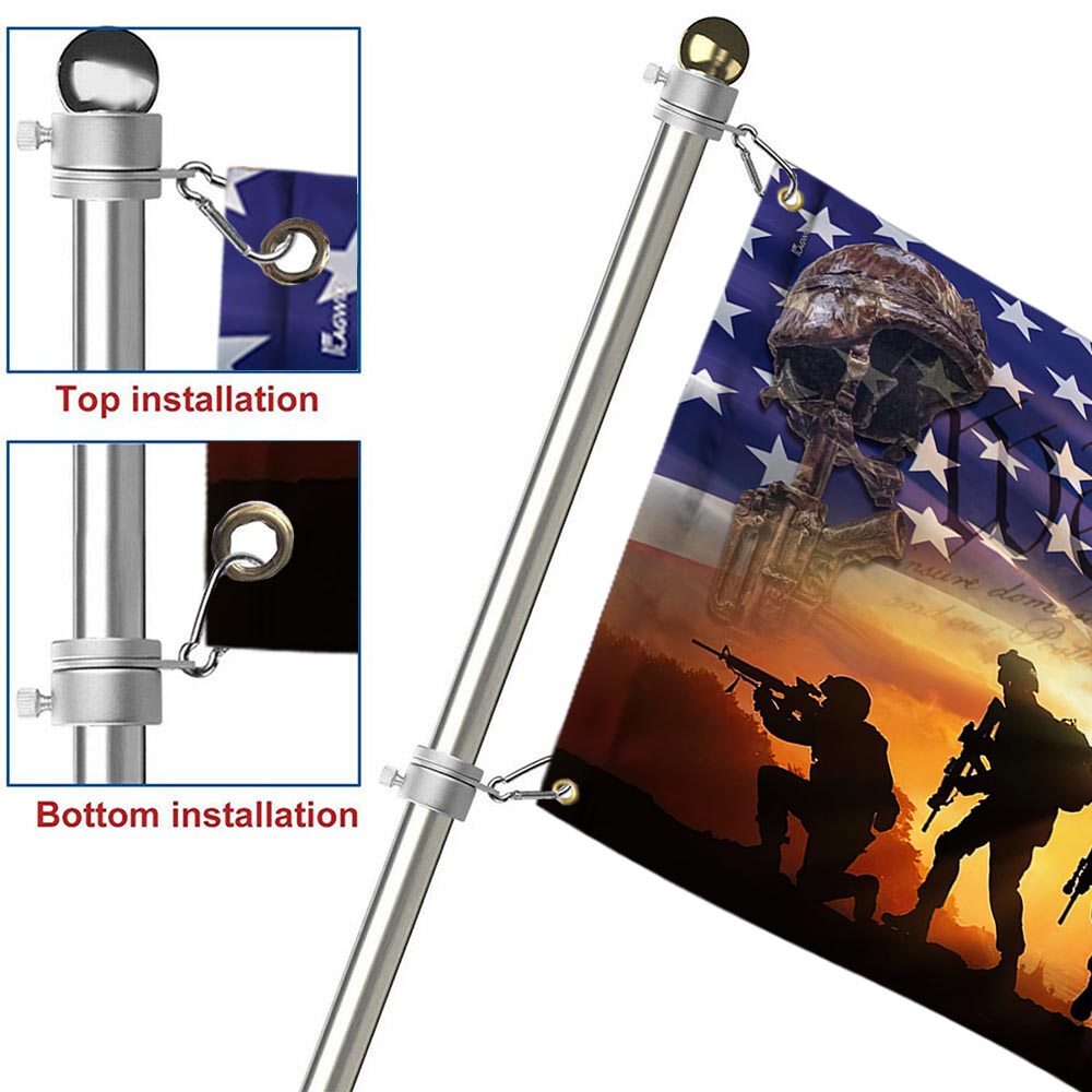 All Gave Some, Some Gave All Memorial Veteran Day Flag THH3855GFn