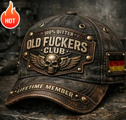 2026 New Year · 40% OFF🖤Old Fuckers Club Vintage Embroidered Cap