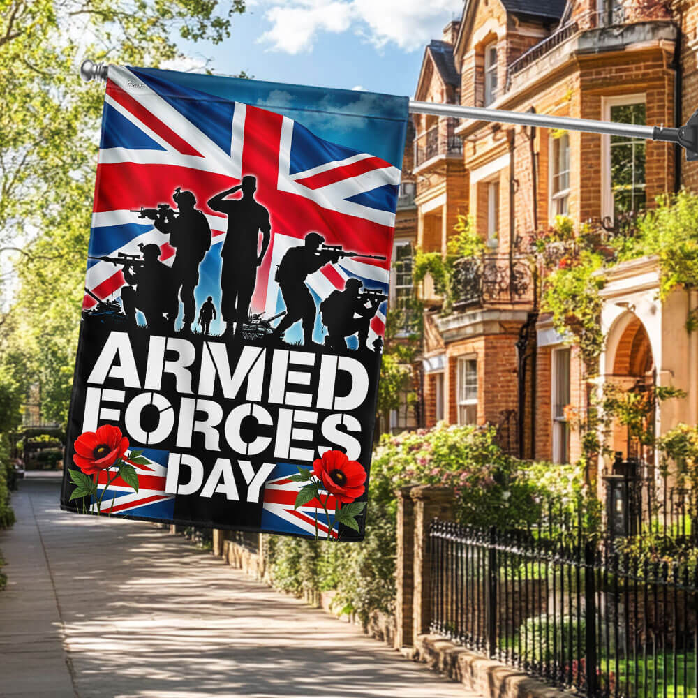 Armed Forces Day Union Jack Veteran Flag MLN5440TNB