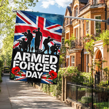 Armed Forces Day Union Jack Veteran Flag MLN5440TNB