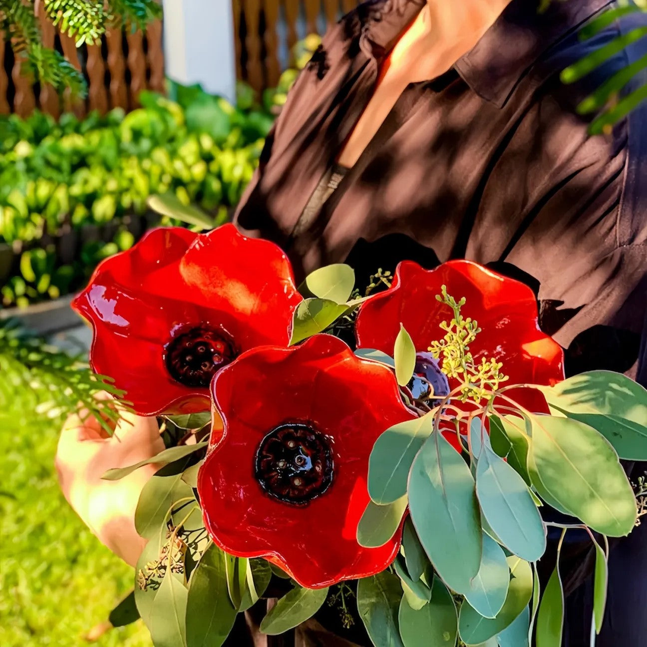 💥2026 Mother's Day Gifts 50% Off--🎁Handmade Metal Flower Garden Stake🐦