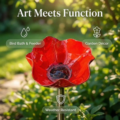 💥2026 Mother's Day Gifts 50% Off--🎁Handmade Metal Flower Garden Stake🐦