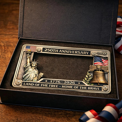 🦅LAST DAY 49% OFF-🔥250th Anniversary Commemorative License Plate Frame