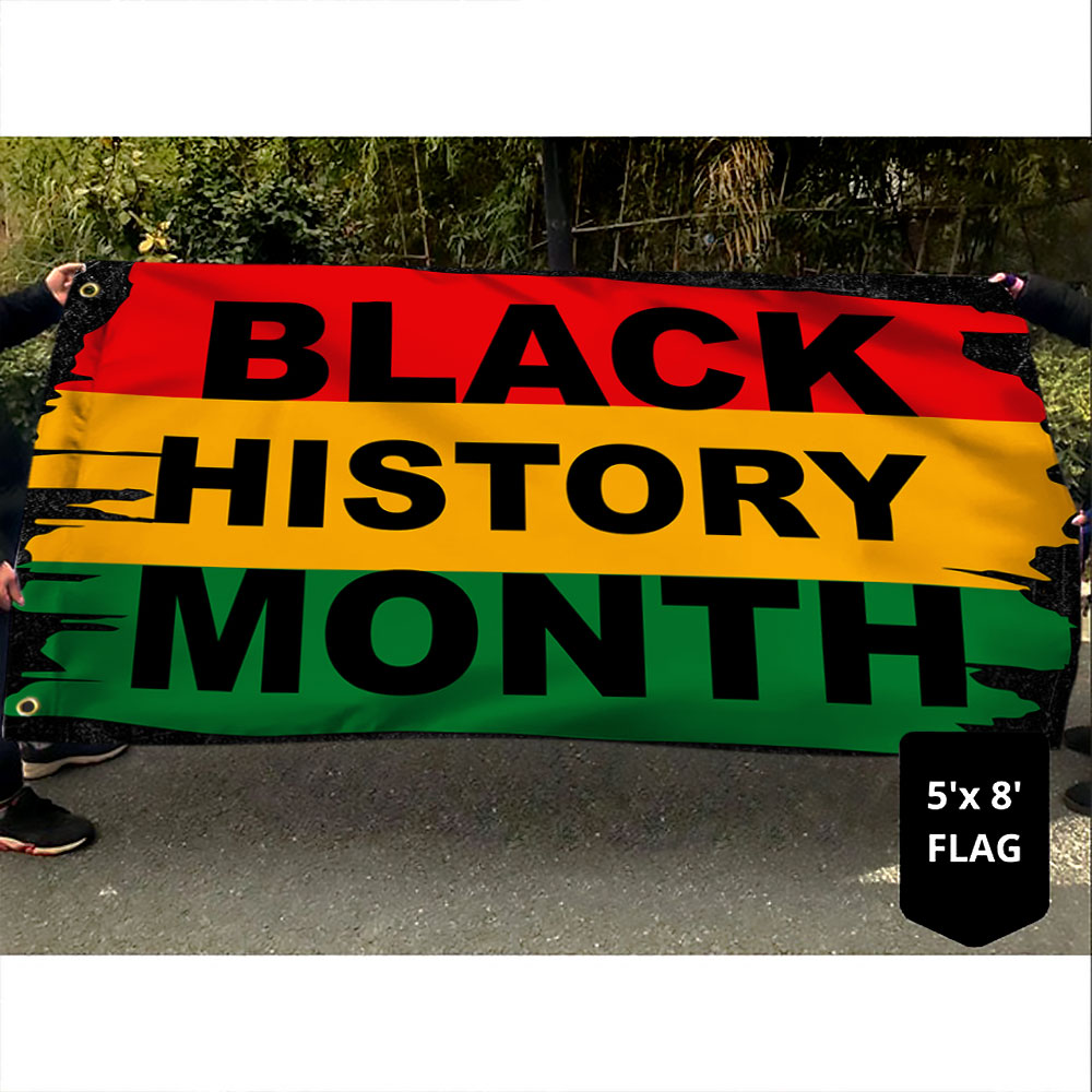 Black History Month Grommet Flag QNK1037GF