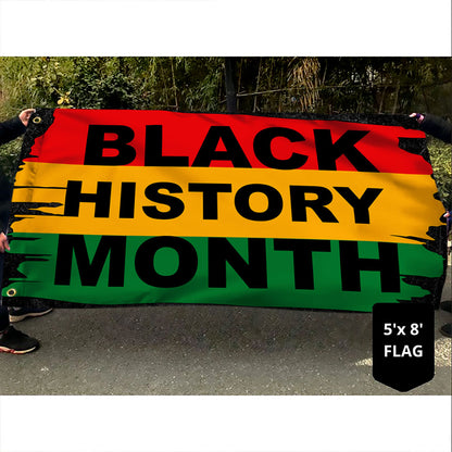 Black History Month Grommet Flag QNK1037GF
