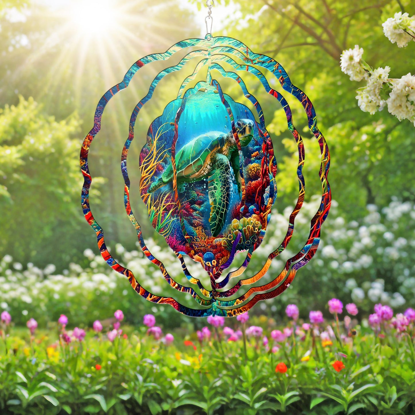 Sea Turtle Wind Spinner MLN5284PMN