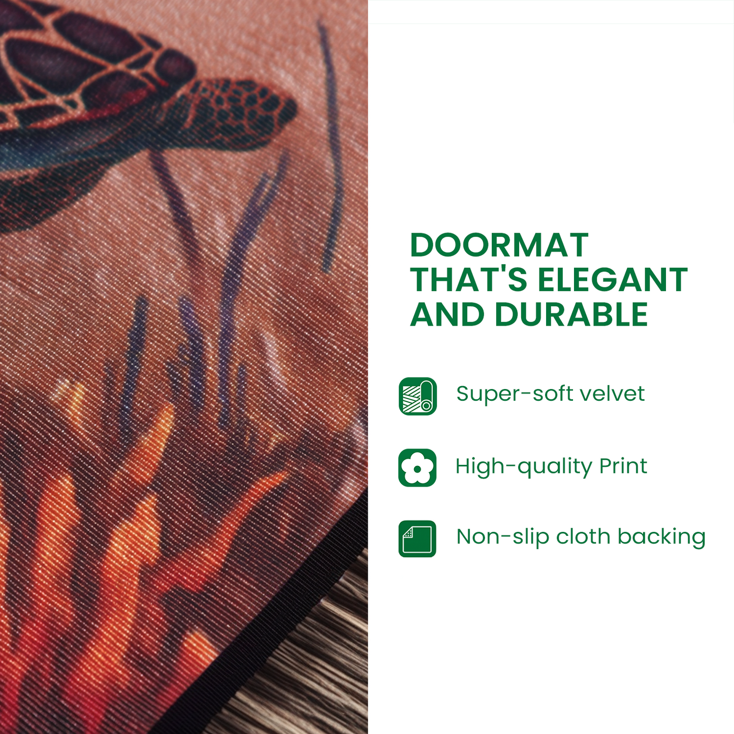 Amber Leaf Shadow Doormat NCU0TD653