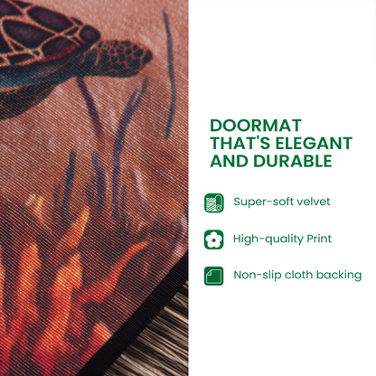 Amber Leaf Shadow Doormat NCU0TD653