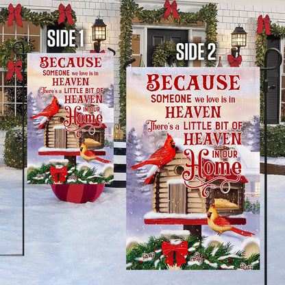 Cardinal Because Someone We Love Is In Heaven Flag MLN1917F