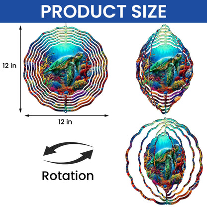 Sea Turtle Wind Spinner MLN5284PMN