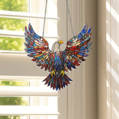 Bald Eagle Suncatcher Acrylic Window Hanging VTM1055PMN