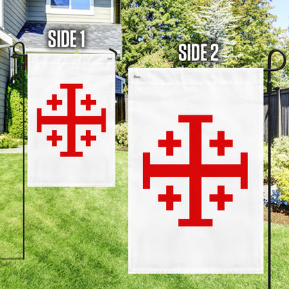 Jerusalem Catholic Cross Flag Crusader Flag TQN4672F