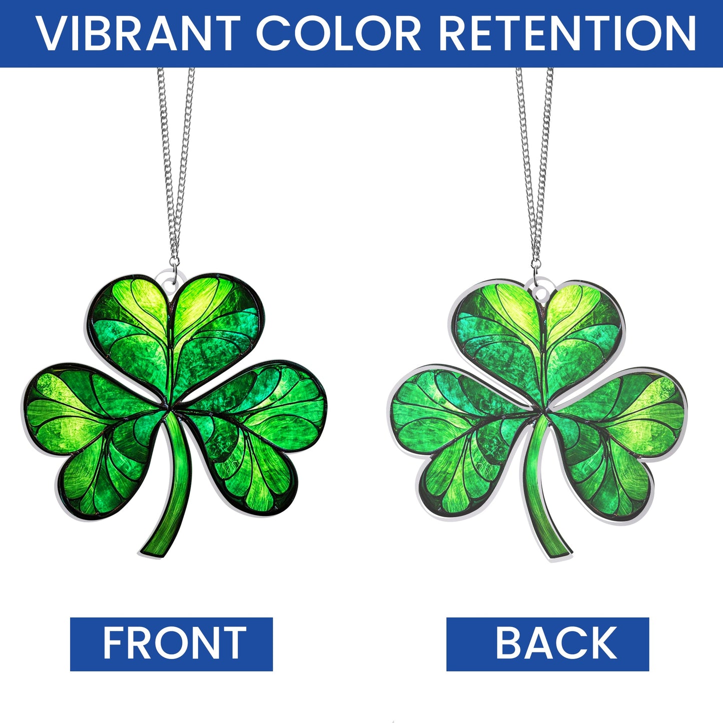 Irish Shamrock St. Patrick's Day Acrylic Suncatcher Hanging TPT2341NGT