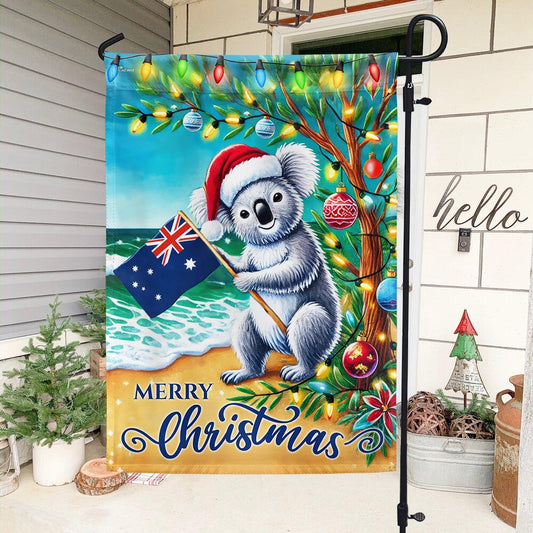 Australian  Koala Christmas Australia Flag MLN4330F
