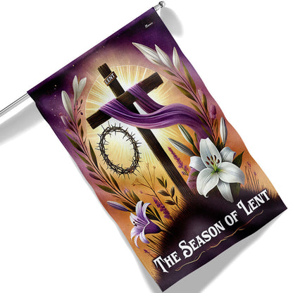 The Season of Lent Christian Cross Flag MLN5199HVN