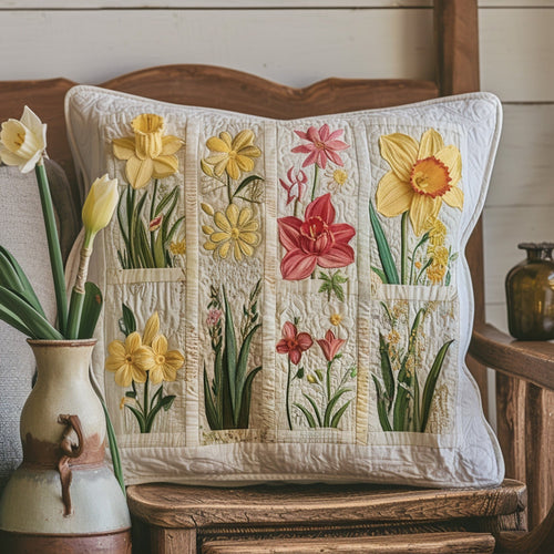 Enchanted Garden Quilted Pillow Case NCU0PT6475