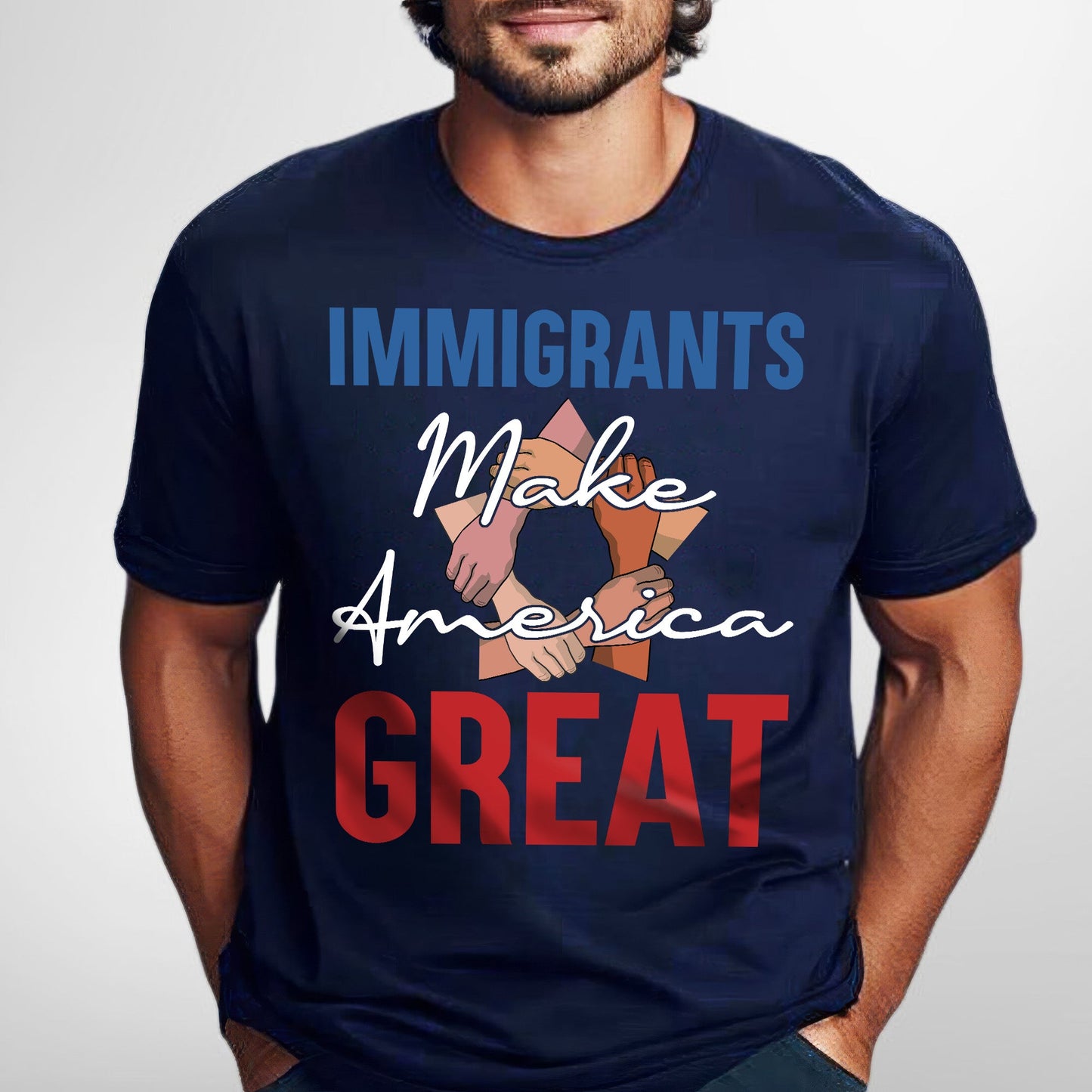 Immigrants Make America Great T-Shirt TQN4772TS