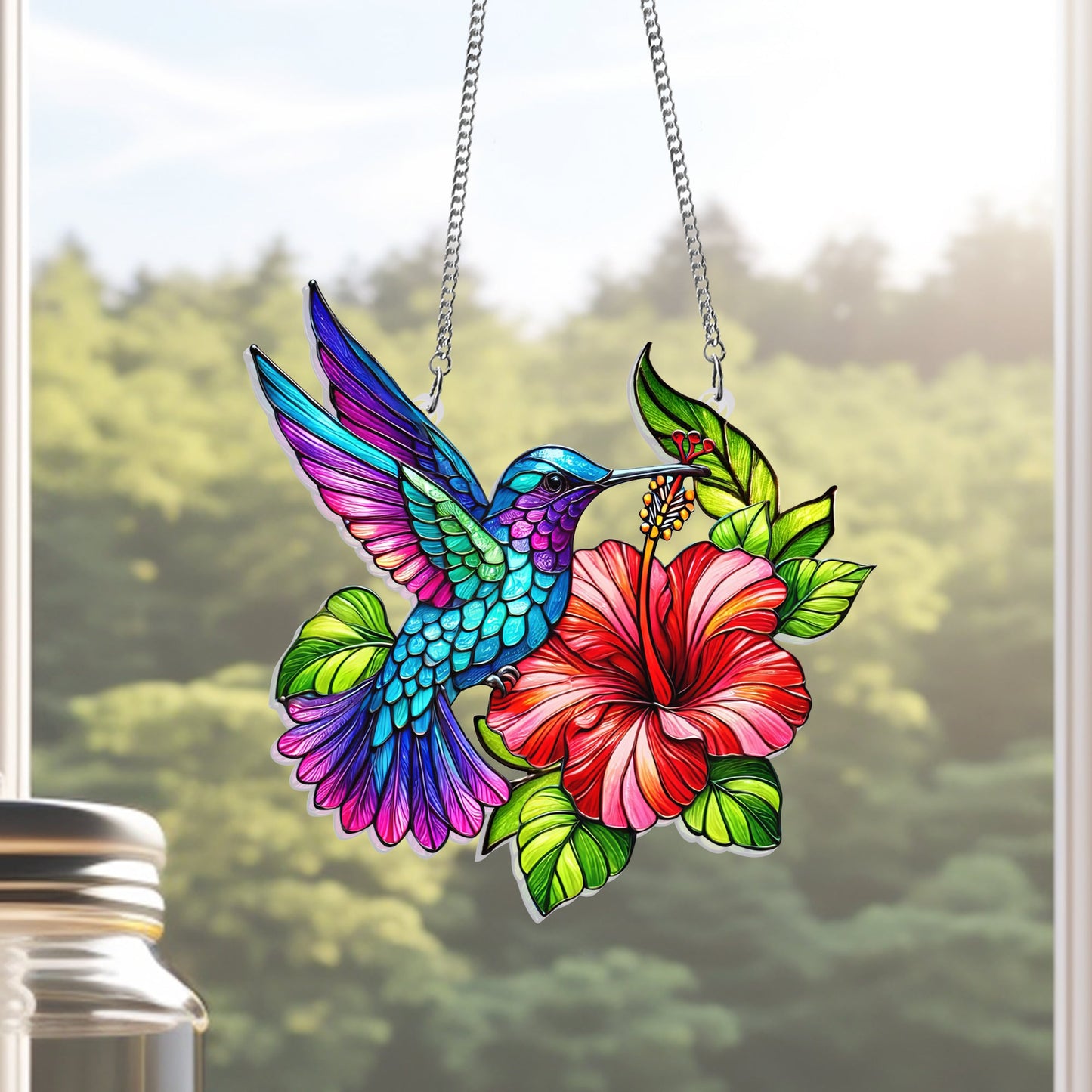 Hummingbird Acrylic Suncatcher Window Hanging TQN5112NTH