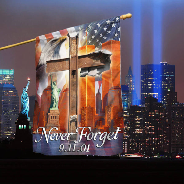 911 Flag Never Forget September 11 American Eagle Memorial Flag TPT1074F