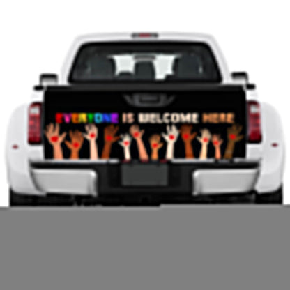 Teacher Idaho Everyone Is Welcome Here Truck Tailgate Decal Sticker Wrap TQN5118TNB