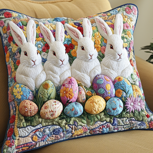 Floral Easter Parade Quilted Pillow Case NCU0NT5298