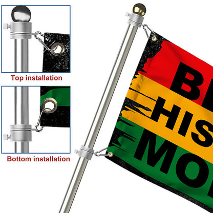 Black History Month Grommet Flag QNK1037GF
