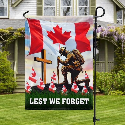 Canada Veteran Remembrance Day Lest We Forget Flag MLN4219F