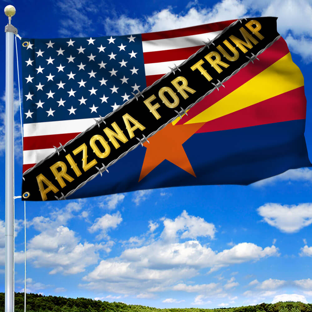 Arizona For Trump Grommet Flag MLN2785GF