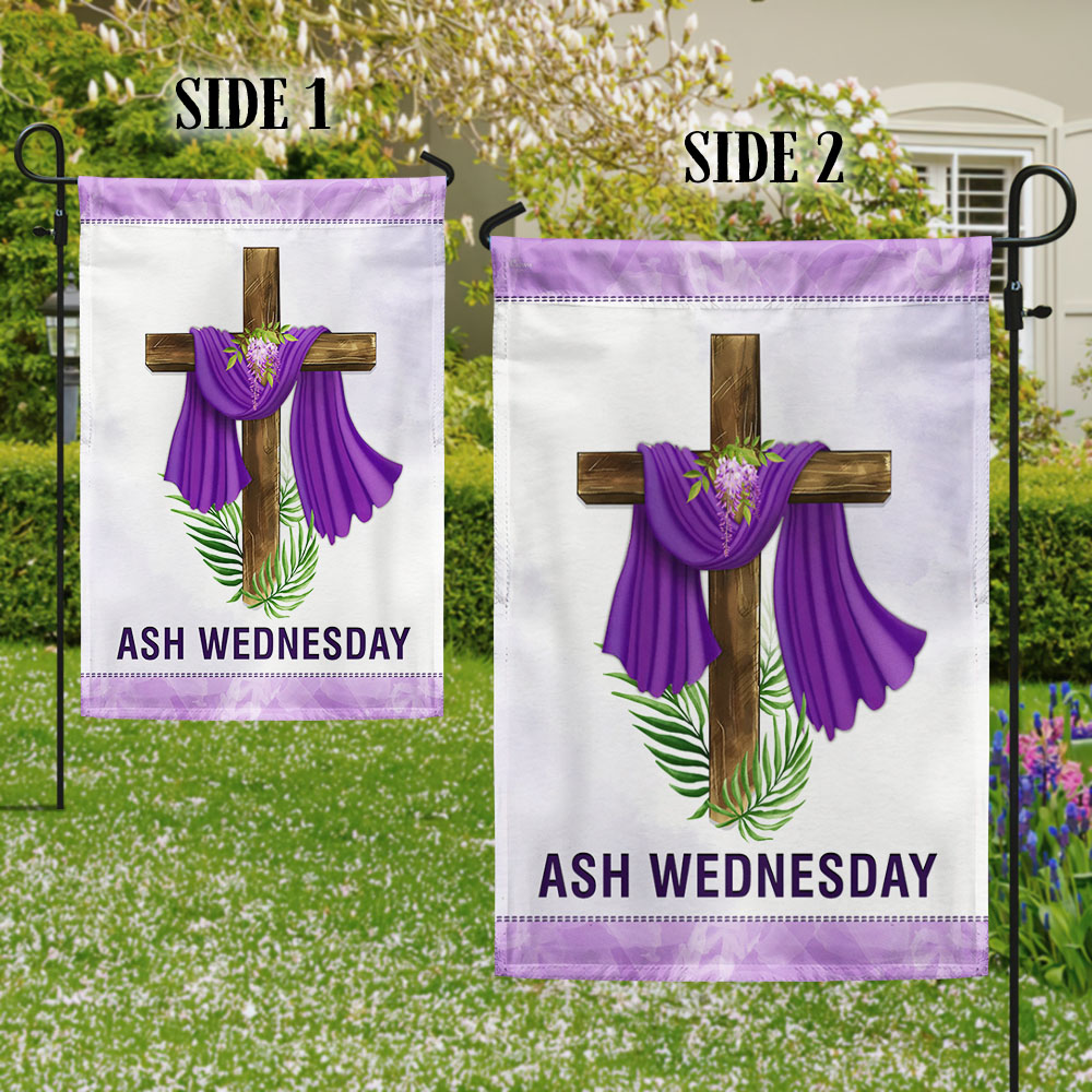 Ash Wednesday Cross Flag TQN861F