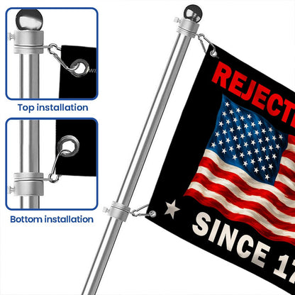 Rejecting Kings Since 1776 No Kings Grommet Flag TQN5643TTH