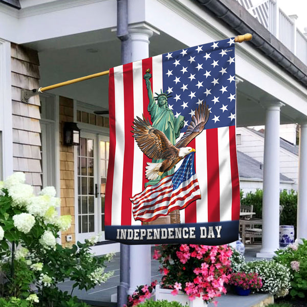 Flagwix American Flag - Happy 4th of july USA Flag – Patriotic Double-Sided Flag