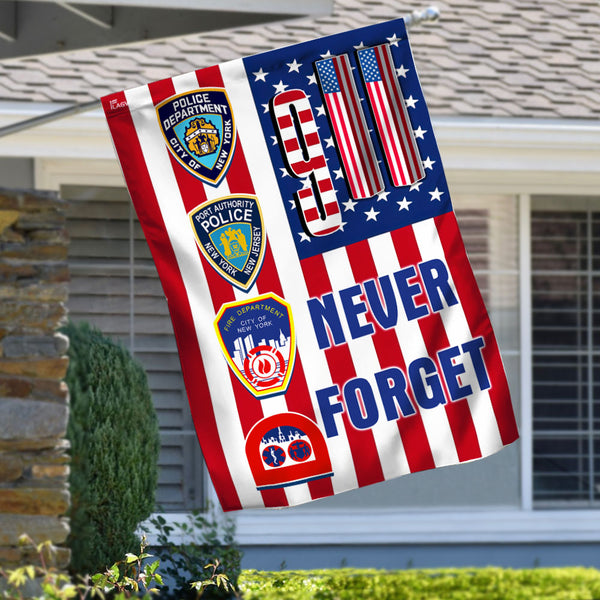 First Responder American Flag FLAGWIX  ™ Never Forget September 11 Flag TRN1169F