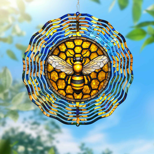 Bee Sunflowers Wind Spinner MLN4917WS