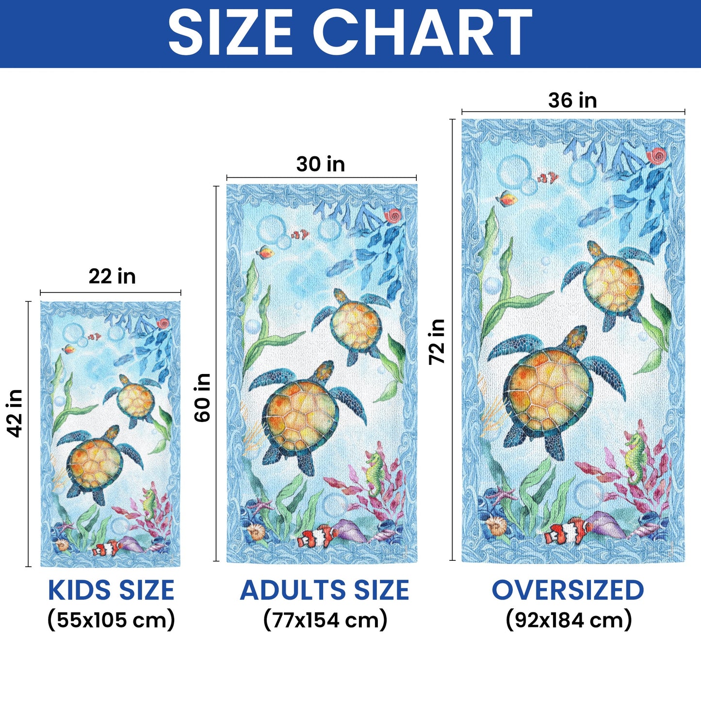 Sea Turtle Beach Towel MLN5738NTH