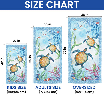 Sea Turtle Beach Towel MLN5738NTH