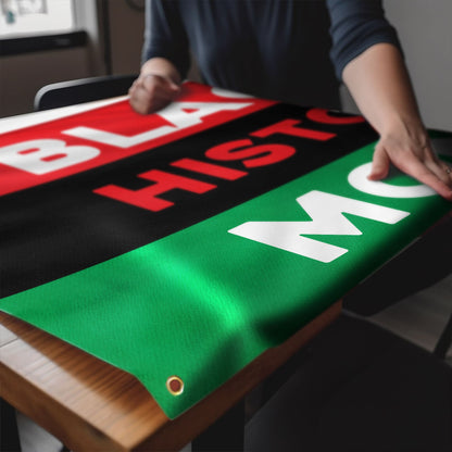 Black History Month Grommet Flag TQN2396GF