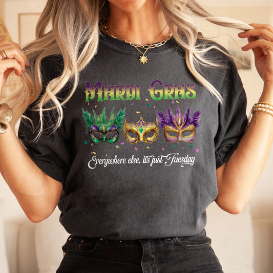 Happy Mardi Gras Comfort Color T-Shirt TPT2551TS