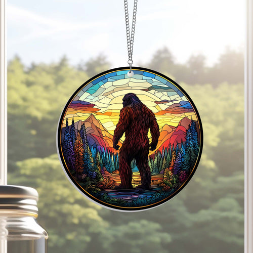 Bigfoot Sasquatch Suncatcher Acrylic Hanging Sign TQN4371AS