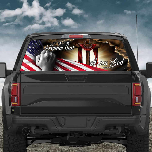 Be Still And Know That I Am God Rear Window Decal THB2953CD