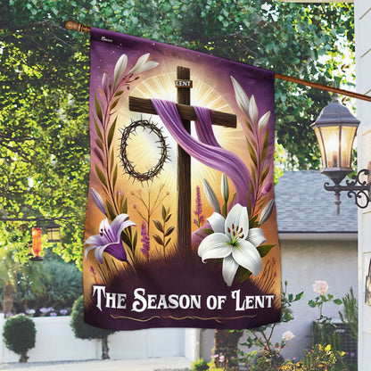 The Season of Lent Christian Cross Flag MLN5199HVN